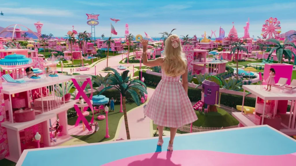 Barbie Land from Barbie Movie